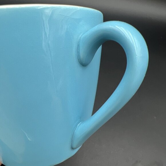 MCM 1950's Blue Heaven China Coffee /Tea Cup & Saucer 2 Sets - Picture 15 of 16